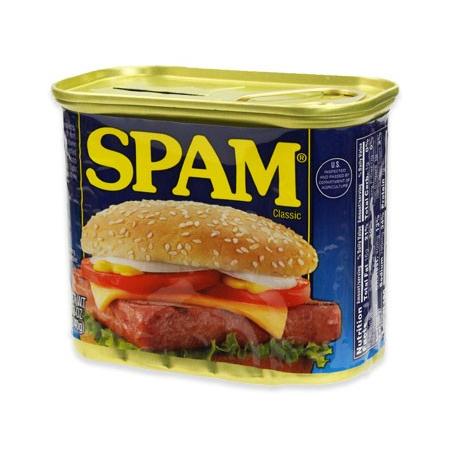 スパム 貯金箱 グッズ 雑貨 面白い 缶 アメリカン アメリカン雑貨 SPAM