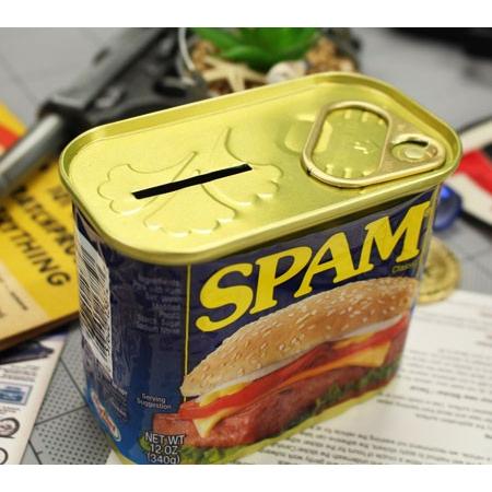 スパム 貯金箱 グッズ 雑貨 面白い 缶 アメリカン アメリカン雑貨 SPAM