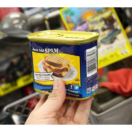 スパム 貯金箱 グッズ 雑貨 面白い 缶 アメリカン アメリカン雑貨 SPAM