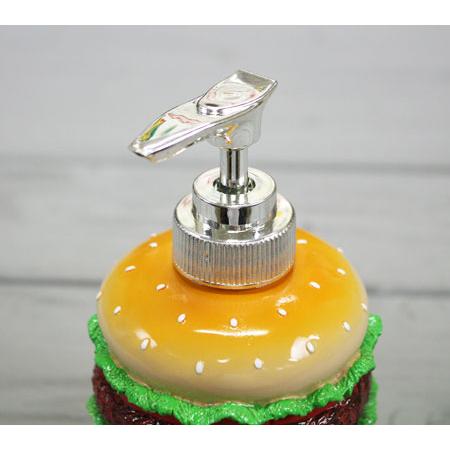 ハンバーガー ソープディスペンサー ボトル シャンプー 消毒液 ハンド