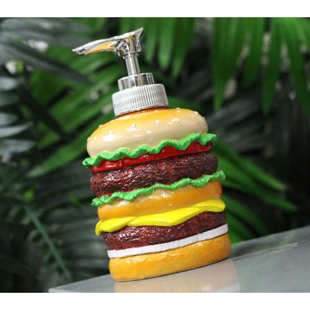 ハンバーガー ソープディスペンサー ボトル シャンプー 消毒液 ハンド