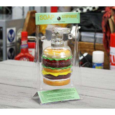 ハンバーガー ソープディスペンサー ボトル シャンプー 消毒液 ハンド