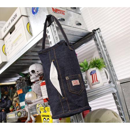 ティッシュケース 車 おしゃれ 壁掛け 吊り下げ アメリカン デニム