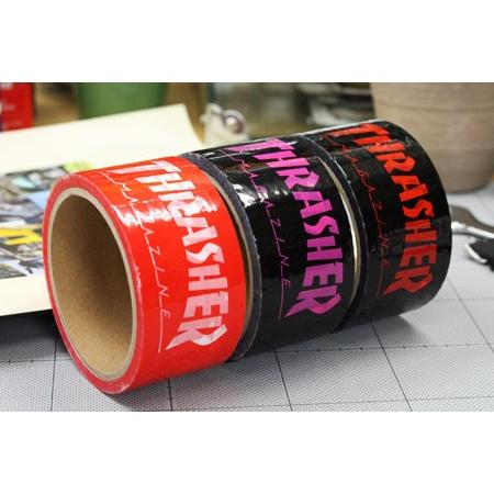 スラッシャー Thrasher テープ 粘着テープ スケボー スケートボード 梱包 包装 デコレーション イベント 幅48mm インテリア アウトドア スーツケース Tp Thrasher Hys U S Junkyard 通販 Yahoo ショッピング