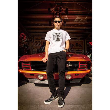 ムーンアイズ Tシャツ メンズ 半袖 アメカジ おしゃれ かっこいい 車 バイク アウトドア ホットロッド レーシング MOONEYES MOON Equipped Iron Cross Tシャツ |  | 04