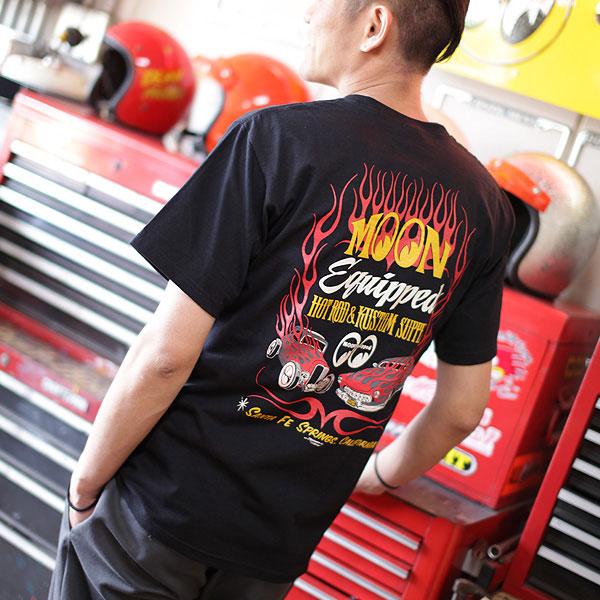 ムーンアイズ Tシャツ メンズ 半袖 アメカジ おしゃれ かっこいい かわいい アメ車 デュース ホットロッド Mooneyes Moon Equipped Hot Rod Kustom Supply Ts Mqt084bk Mon U S Junkyard 通販 Yahoo ショッピング