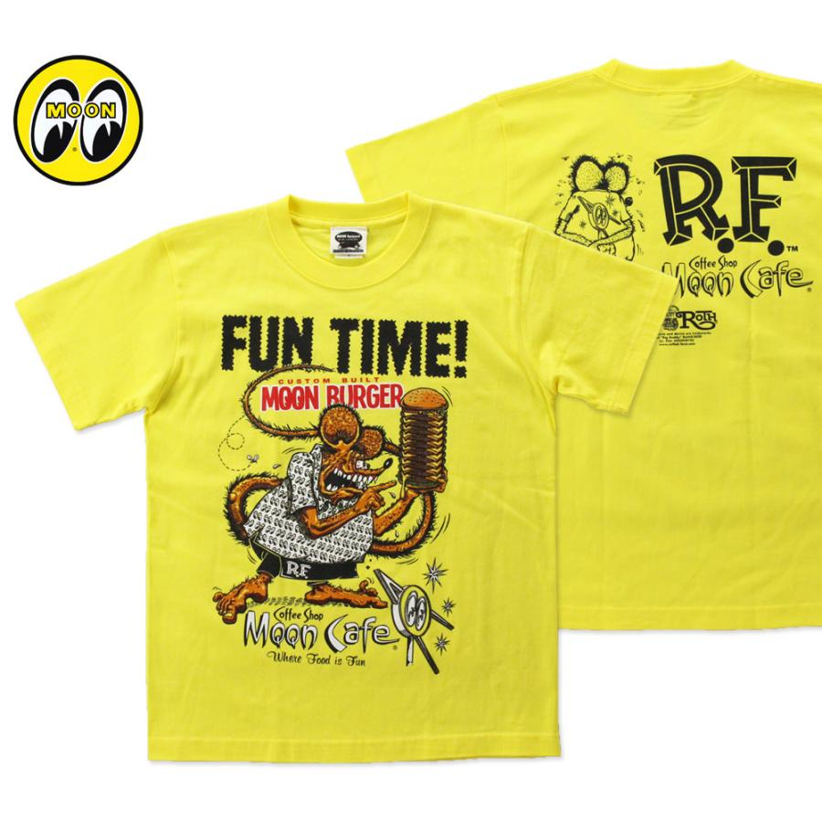 ムーンアイズ Tシャツ ラットフィンク メンズ 半袖 アメカジ キャラクター アメリカ おしゃれ かっこいい かわいい Mooneyes Rat Fink X Moon Cafe Fun Time Ts Mqt155ye Mon U S Junkyard 通販 Yahoo ショッピング