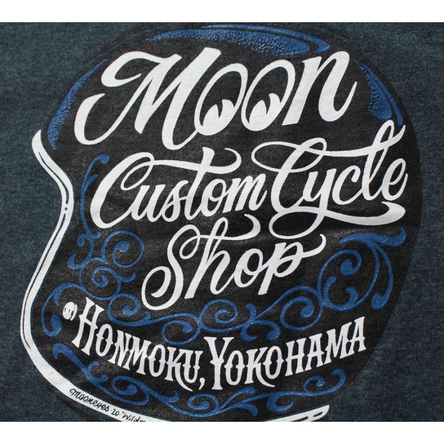 ムーンアイズ Tシャツ メンズ 長袖 アメカジ おしゃれ かっこいい ホットロッド レーシング MOONEYES MOON Motorcycle ヘルメット ロングスリーブ Tシャツ |  | 04