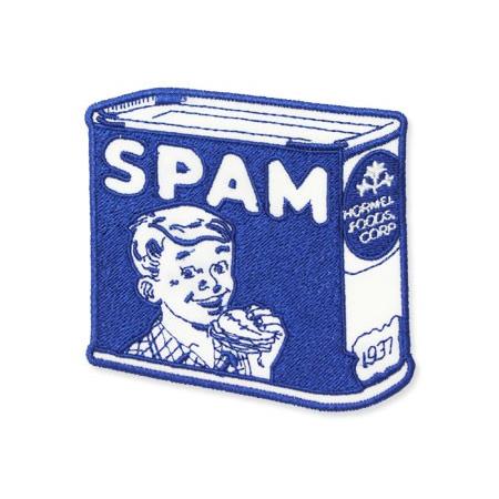 スパム SPAM ワッペン アイロン アメリカン アメカジ おしゃれ かわいい 面白い ジャケット トートバッグ アメリカン雑貨 ロゴ OLD
