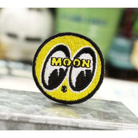 ムーンアイズ ワッペン アイロン アメカジ ジャケット ホットロッド MOONEYES アイボール イエロー アメリカ アメリカン雑貨 直径4cm |  | 01