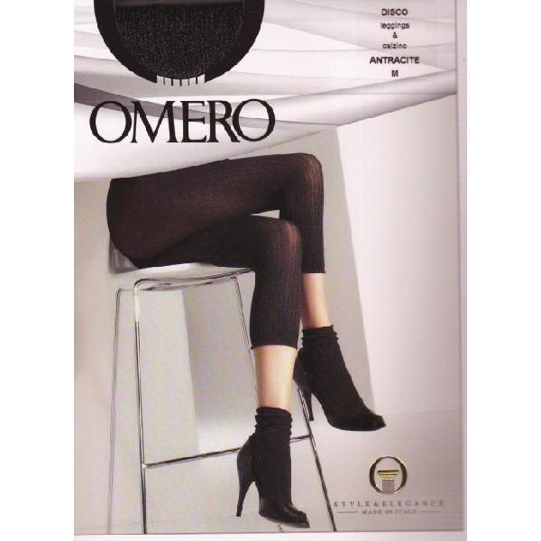 【最低価格でのご案内です！】70%オフ　オメロ初　コットンレギンス＆ソックスセット　DISCO　キラキララメ　オメロ　イタリア製 | 