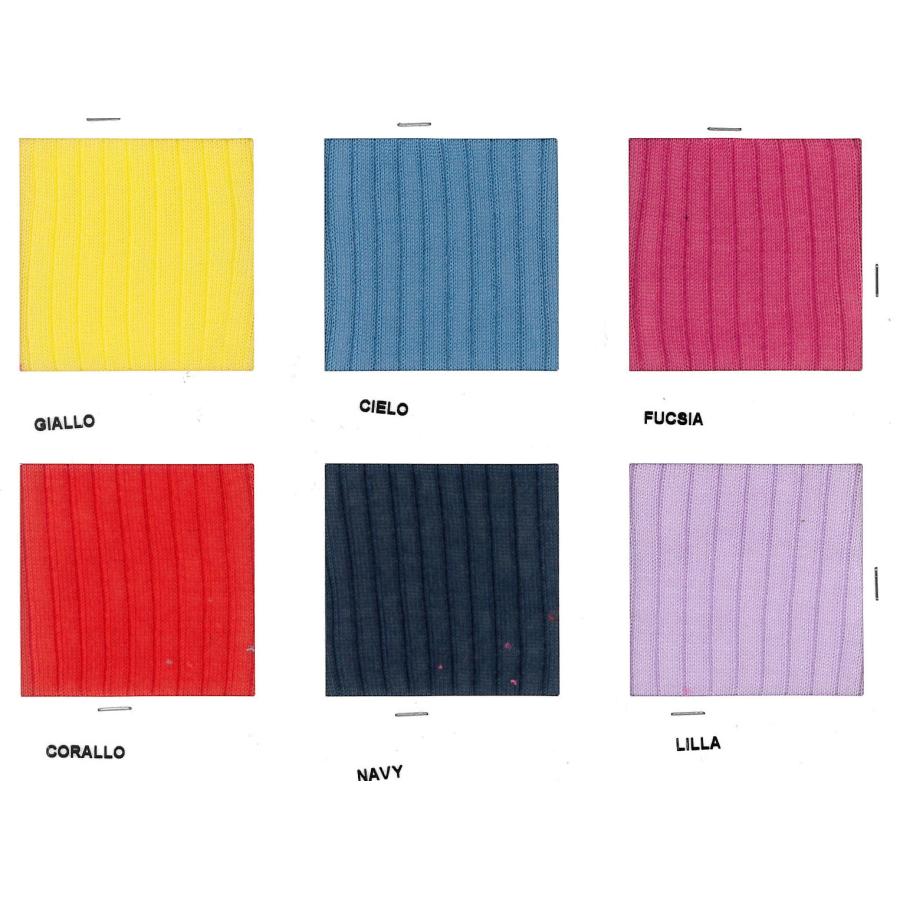 【ゆうパケット送付対応商品】[OMERO] オメロ インポートソックス GIRELLE calzino コットンリブソックス フリーサイズ ワンランク上のオシャレソックス |  | 01