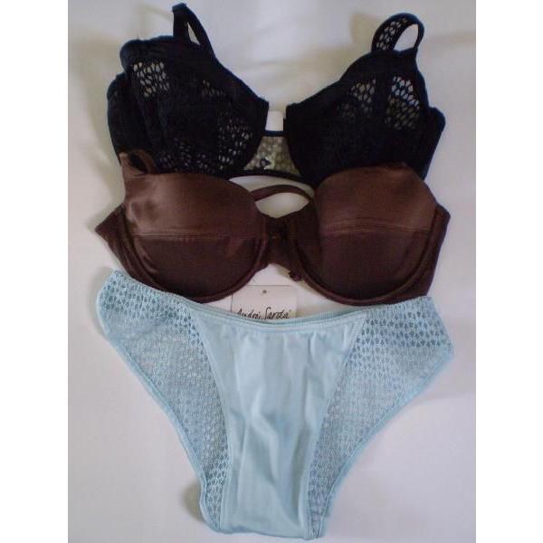 （ゆうパケット対応商品）インポートランジェリー　ブラジャー（７０Ｂ）＆タンガ（Ｍ〜Ｌ）　福袋　　スペイン製 |  | 01