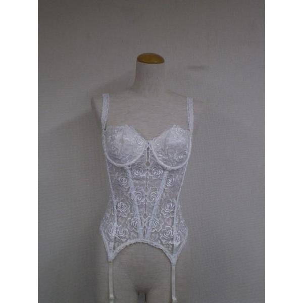 ラスト１　最後のお品です！　(Andre Sarda)    ブライダルインナー　  ゲピエール　　PARADIS　70B  ホワイト　スペイン製    インポートランジェリー　 | 