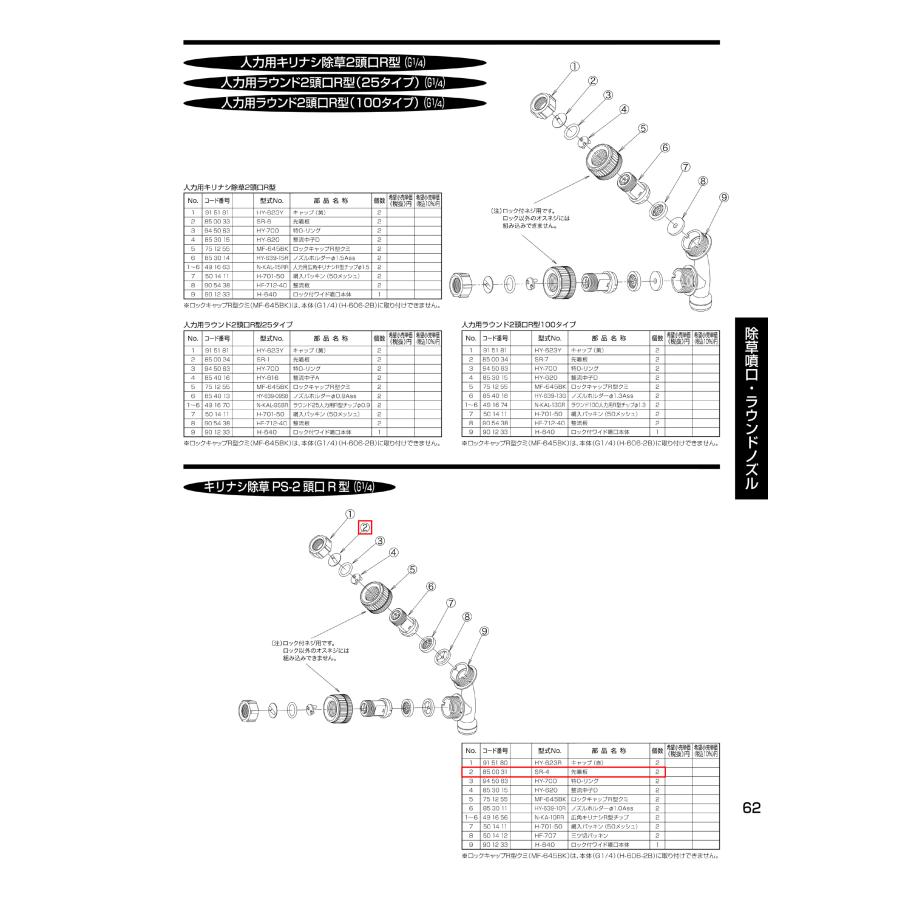ヤマホ部品 SR-4 先噴板 (コードNo 850031) : プランハーベ - 通販