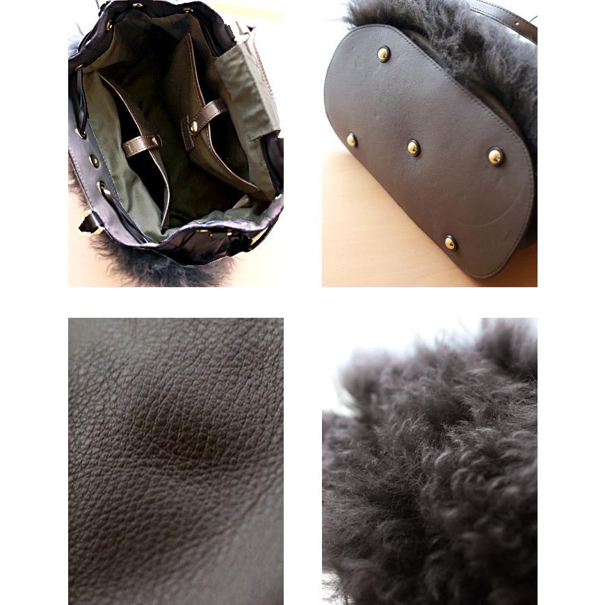 SALE PotioR（ポティオール）ラムファー巾着2WAY バッグ =PAULA(ポーラ