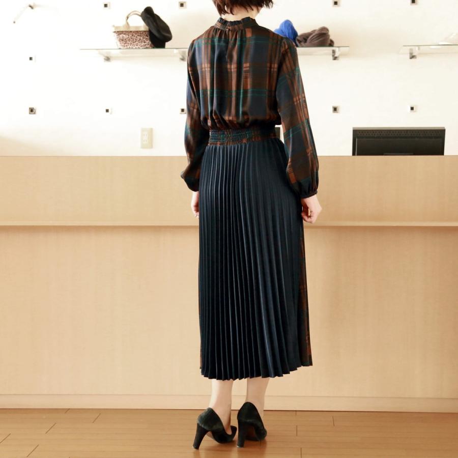 新品未使用　ブラーミン　BRAHMIN ロングワンピース　定価3万 Brahmin（ブラーミン） チェックワンピース レディース 国内正規品