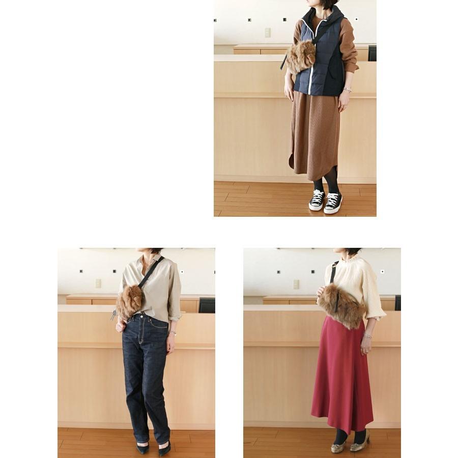 VIOLAd'ORO (ヴィオラドーロ) フォックスファー ボディーバッグ