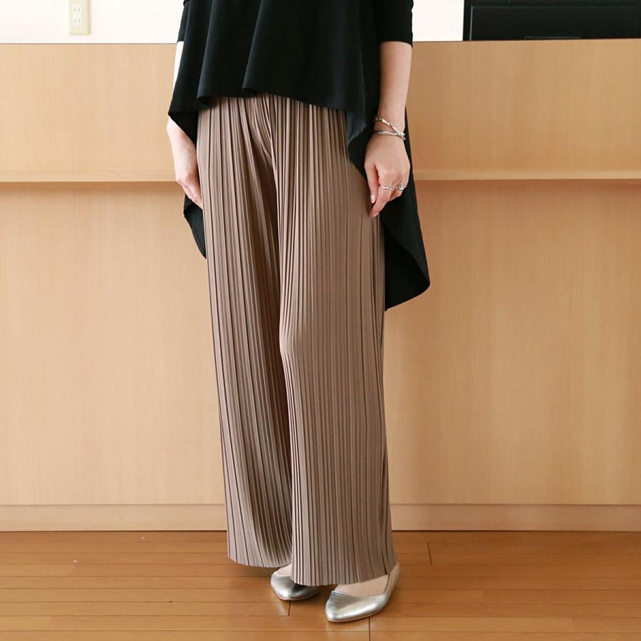 プライオリティープリーツパンツ 楽天市場】PRIORITY プライオリティ シフォンプリーツガウチョ