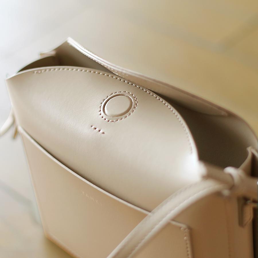 YAHKI（ヤーキ） スプリットレザー レクタングル ショルダーバッグ