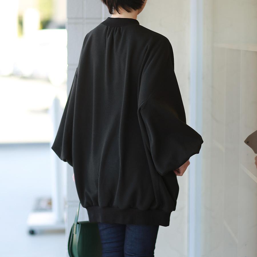 エブール バルーンスリーブ　トップス ブラック 長袖 スウェット エブール バルーンスリーブ トップス ブラック 長袖 スウェット 楽天