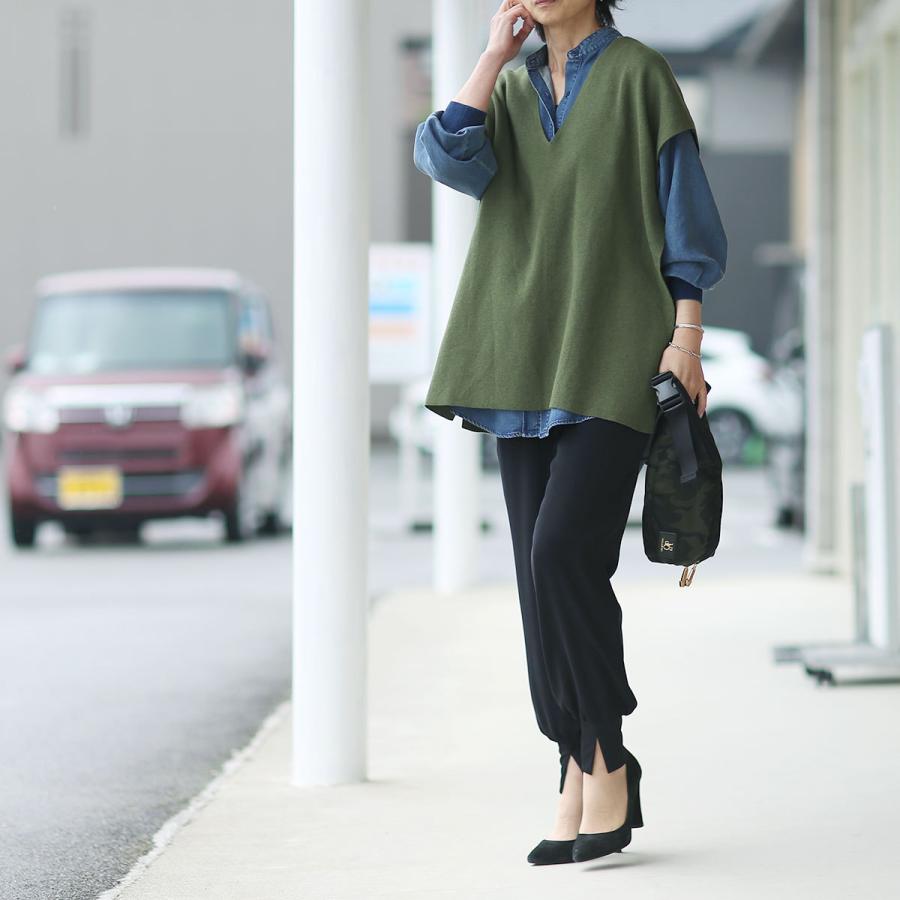 フラミンゴファーム　デニムロングシャツ Flamingo firm】袖リブデニムシャツ | valance 福井｜レディース
