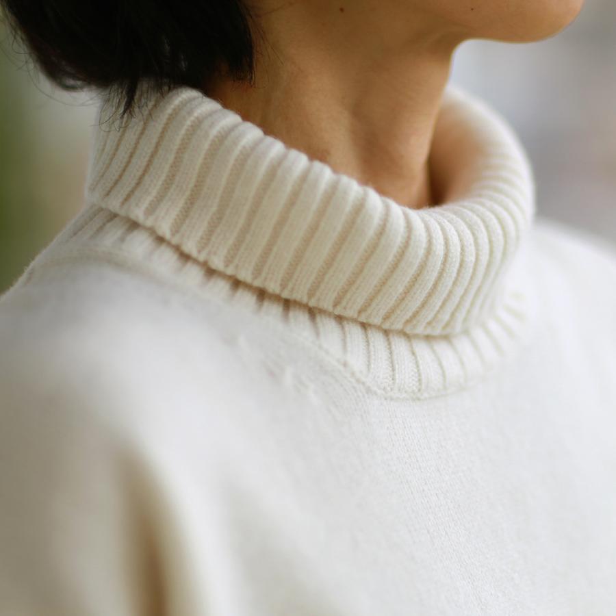 ADAWAS（アダワズ） (アダワス) ウール＆カシミア モックネック ニット