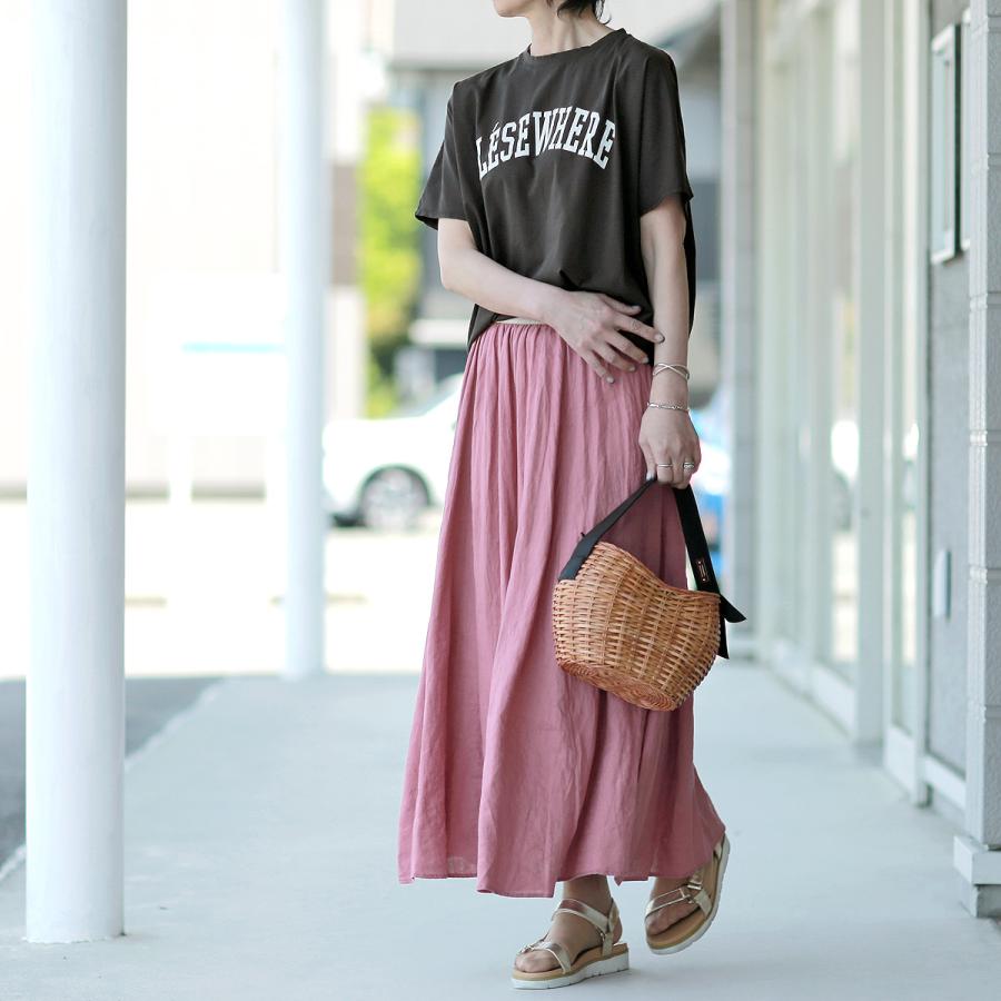 MICA&DEAL マイカ＆ディール　コットン レタード Tee 日本製　F MICA&DEAL MICA＆DEAL (マイカ＆ディール) ルーミードルマン