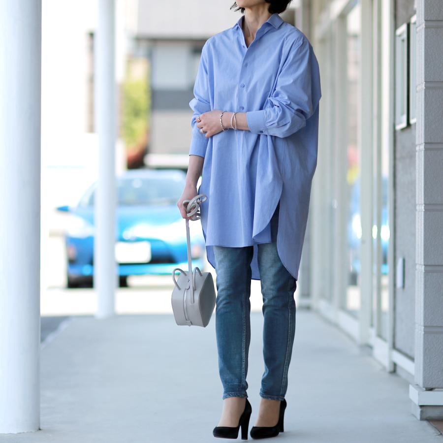 TICCA オーバーサイズ　ゆったり　ポケット　ロング　シャツ TICCA】ティッカ ロングTシャツ ユニセックスサイズ TICCA オーバー