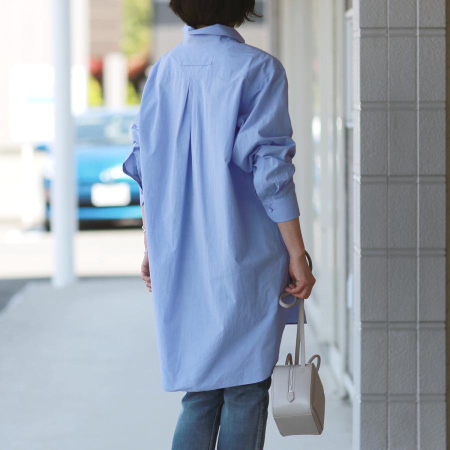 TICCA（ティッカ） コットン プルオーバー ロング シャツ : planino