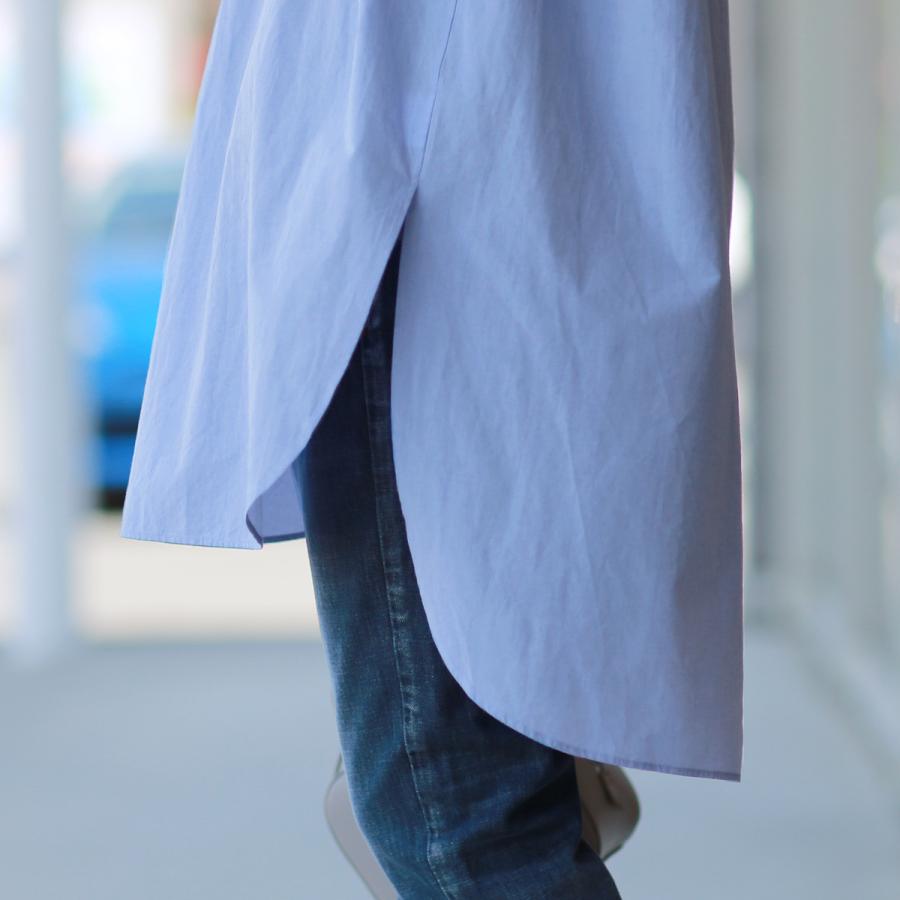 TICCA（ティッカ） コットン プルオーバー ロング シャツ : planino