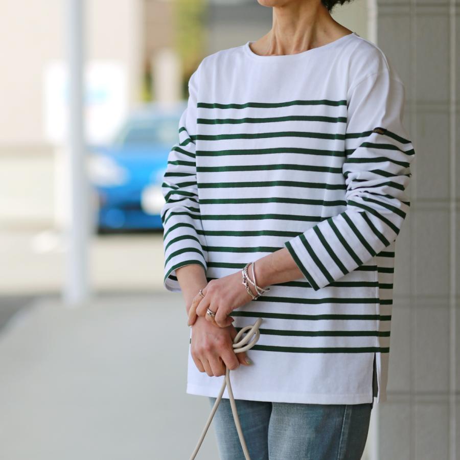 Le Minor（ルミノア） コットン パネルボーダー カットソー =JEANNE