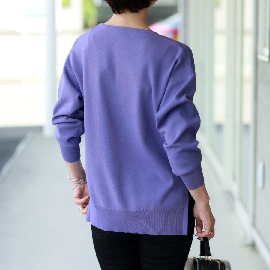 Dignite collier（ディニテコリエ） Vネック＆イレギュラーヘム