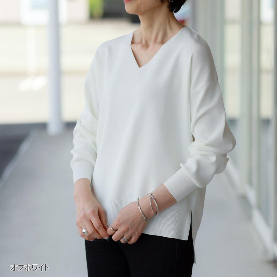 新品未使用 Dignite collier(ディニテ コリエ) Dignite collier（ディニテコリエ） Vネック＆イレギュラーヘム