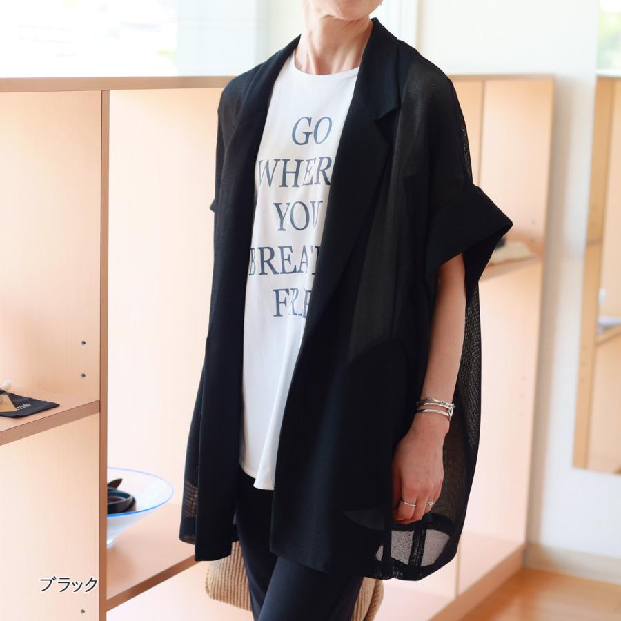 Dignite collier (ディニテ・コリエ) シアーメッシュ ジャケット Dignite collier (ディニテ・コリエ) シアーメッシュ ジャケット