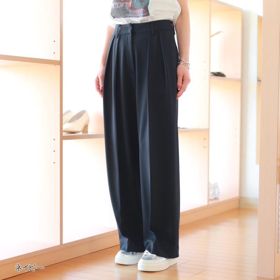 Dignite collier（ディニテコリエ） 落ち感素材 2タック リラックス