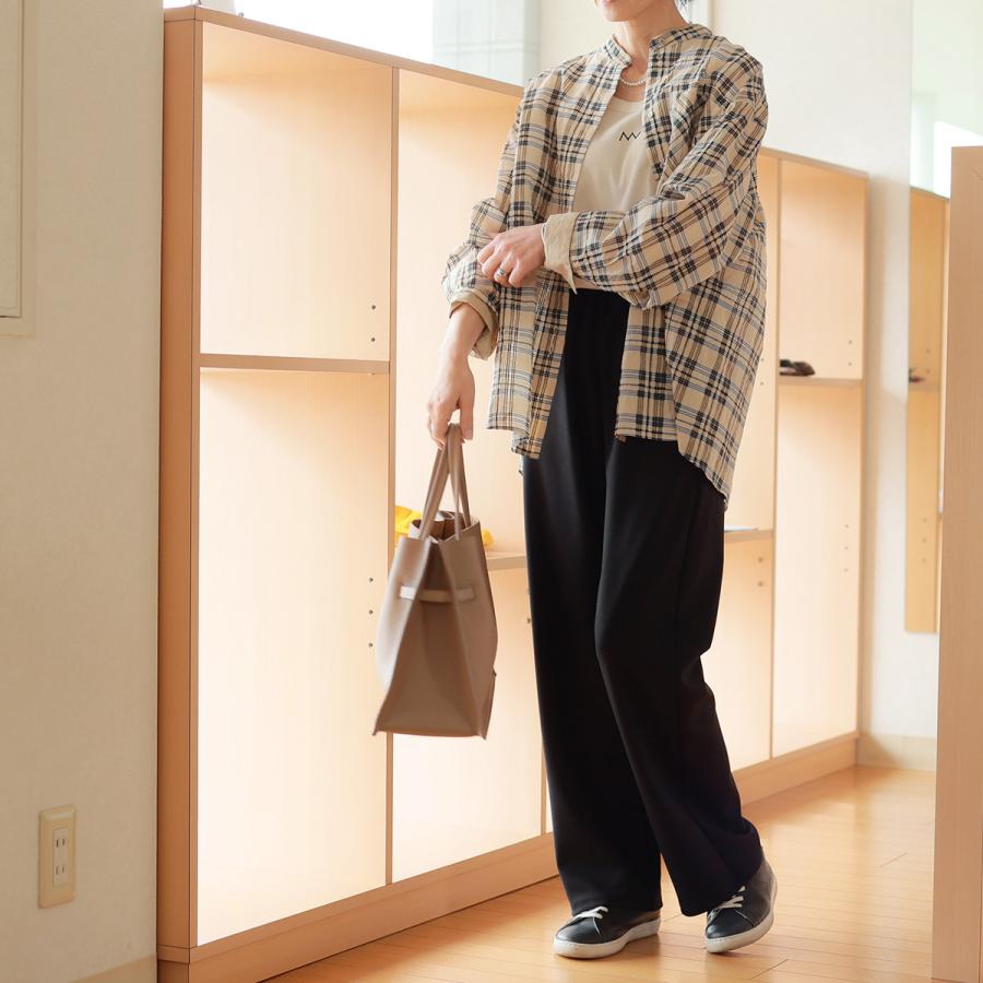 YENN (イエン) ダブルジャージー リラックス ストレートパンツ