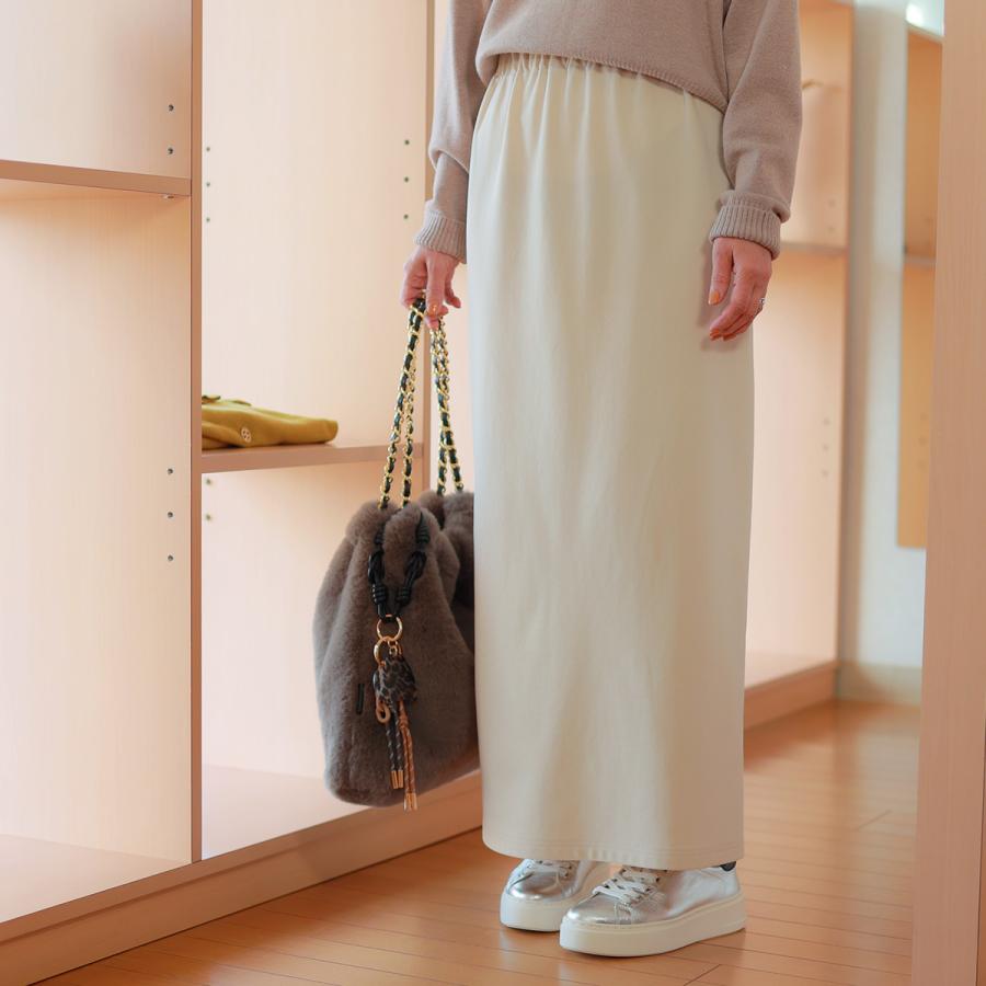 2.3万❤️未使用❤️ CADUNE カデュネ　ストレッチ タイトスカート　ベージュ 2.3万❤️未使用❤️ CADUNE カデュネ ストレッチ タイトスカート