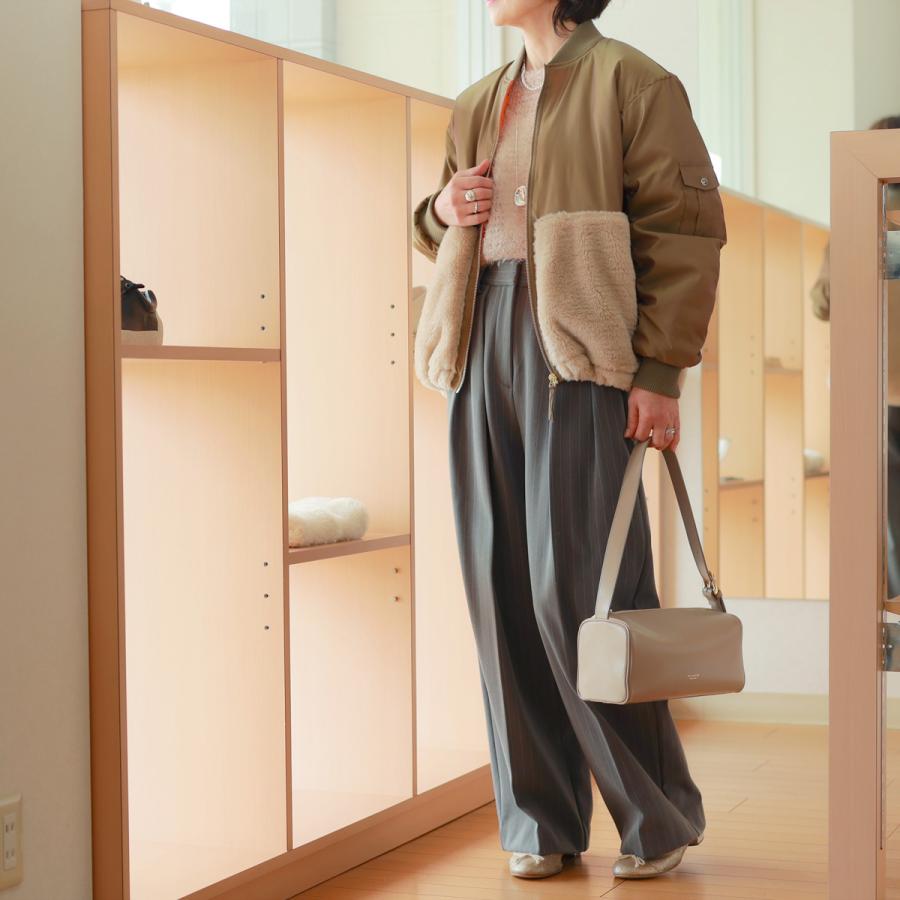 Dignite collier（ディニテコリエ） フェイクファー切替 リラックスMA