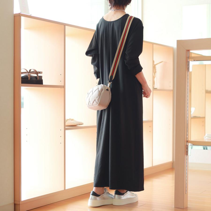 2025秋　シロデラボンテ　多機能ジャージ2faceワンピース　黒 siro de labonte (シロ デラ ボンテ) 多機能ジャージ 2FACE