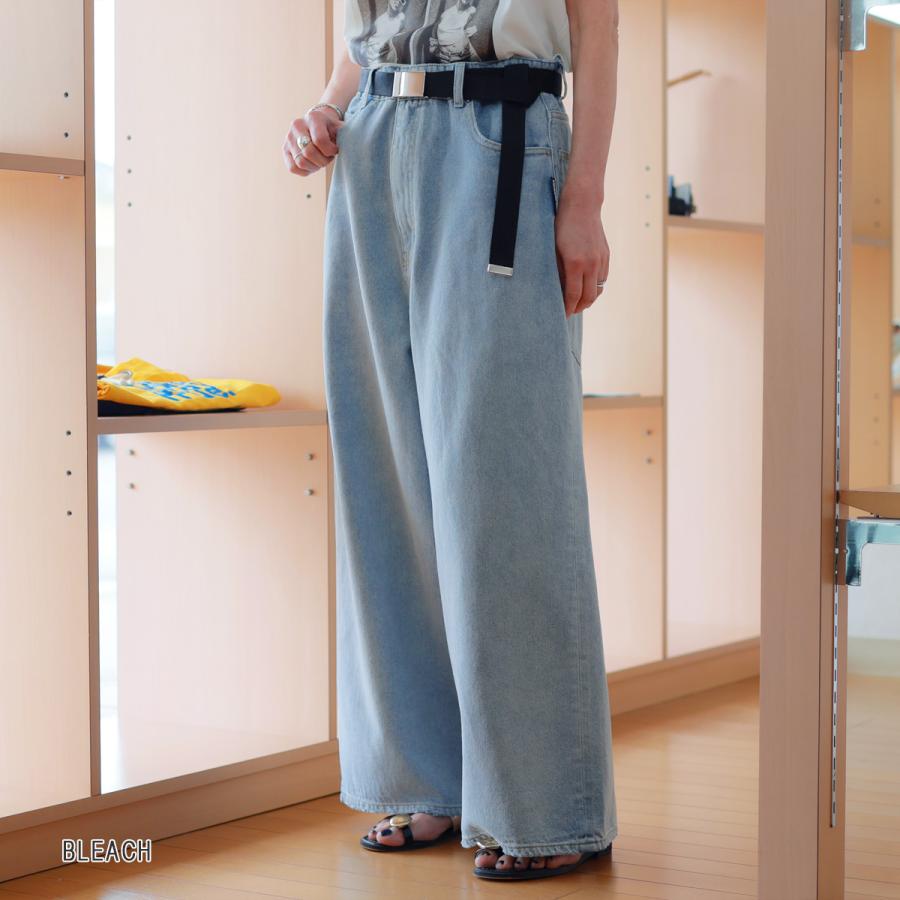 M53. (エムゴーサン) ボーイフレンドワイドデニム whith GIベルト