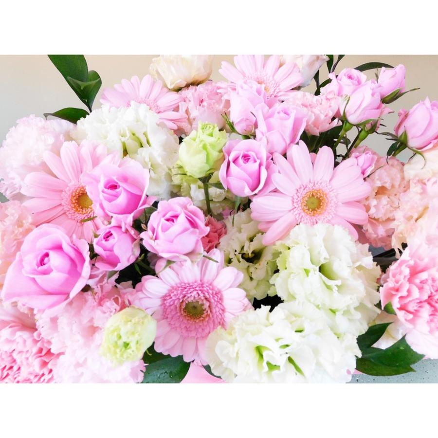 感謝が伝わる母の日ギフト 　フラワーガーデン　　ピンク　生花　カーネーション　アレンジメント　フラワーガーデン　L　　mother's day　gift　flower garden_4