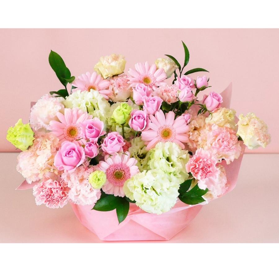 感謝が伝わる母の日ギフト 　フラワーガーデン　　ピンク　生花　カーネーション　アレンジメント　フラワーガーデン　L　　mother's day　gift　flower garden_3