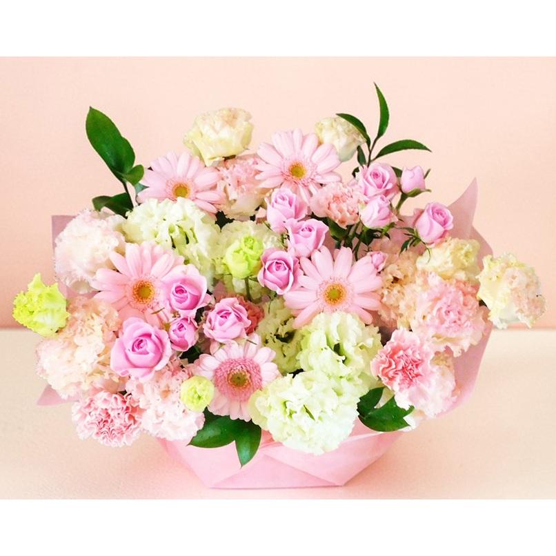 感謝が伝わる母の日ギフト 　フラワーガーデン　　ピンク　生花　カーネーション　アレンジメント　フラワーガーデン　L　　mother's day　gift　flower garden_7