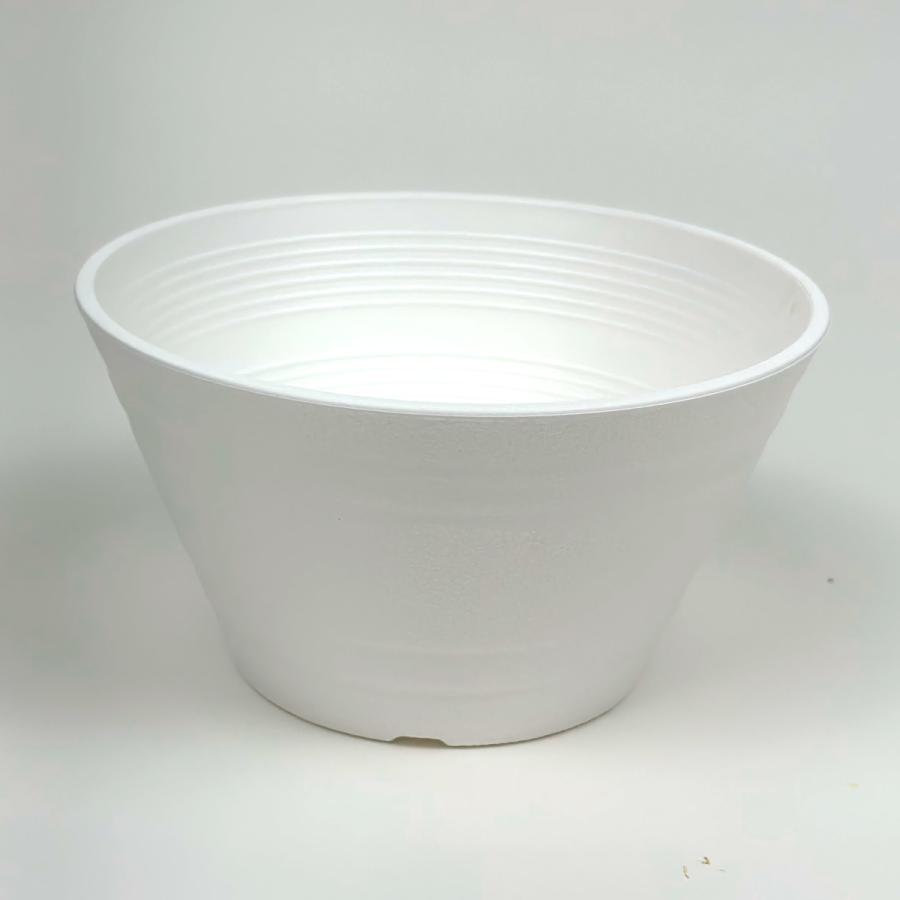 平鉢15号×10個入り（黒・白） セラアート 植木鉢 おしゃれ 黒色 多肉