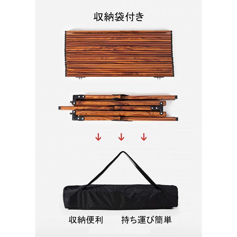 アウトドア 折りたたみ テーブル ロールテーブル 軽量 コンパクト ロールトップ キャンプテーブル 簡単組立 収納バッグ付 インテリア キャ 折りたたみ テーブル ロールテーブル 軽量 コンパクト ロールトップ キャンプテーブル 簡単組立 収納バッグ付 インテリア ：