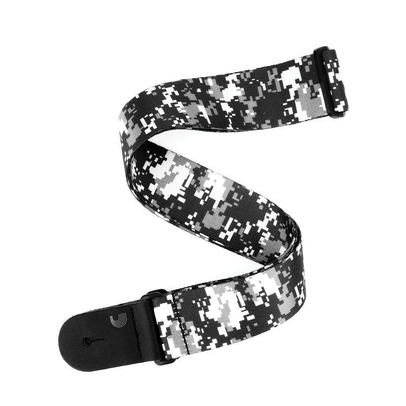 D'Addario ダダリオ ギターストラップ Woven Strap P20S1501 Digital Camouflage 国内正規品