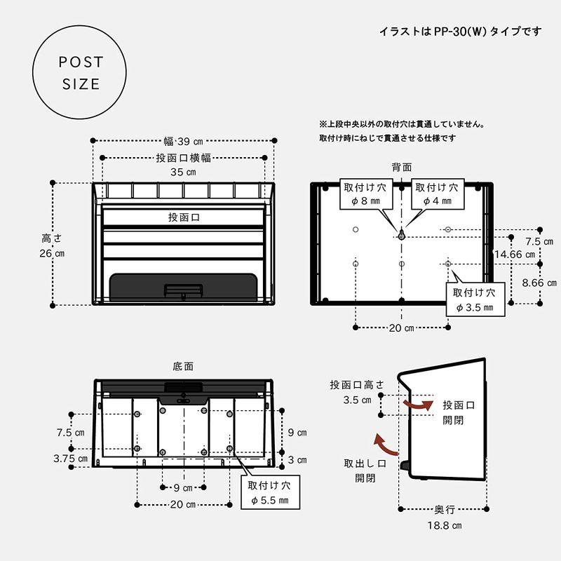 最大60%オフ!最大60%オフ!グリーンライフ 郵便ポスト 日本製 壁掛け サビないプラスチック製 A4封筒(角形2号)対応 南京錠取付可 レッド PP -30(R) オフィス収納 グリーンライフ ポスト 壁掛け サビないプラスチック製 A4封筒(角形2号)対応 南京錠取付可 レッド PP-30(R)