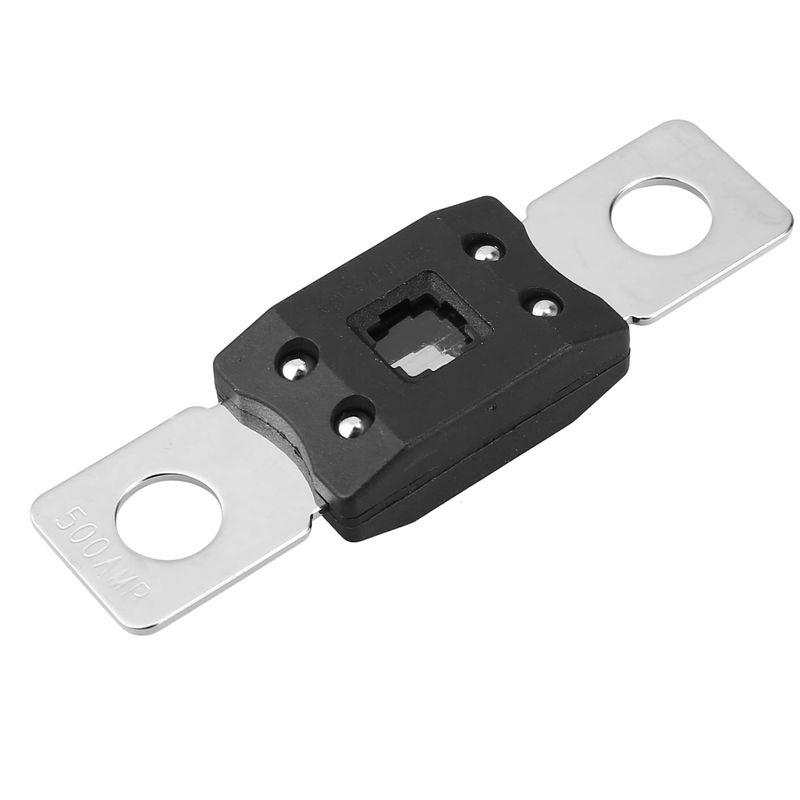 X AUTOHAUX ヒューズ 500Aユニバーサルスローブローブレードスタイルヒューズ ボルトダウンヒューズ カー 車両 自動車 マリンオ