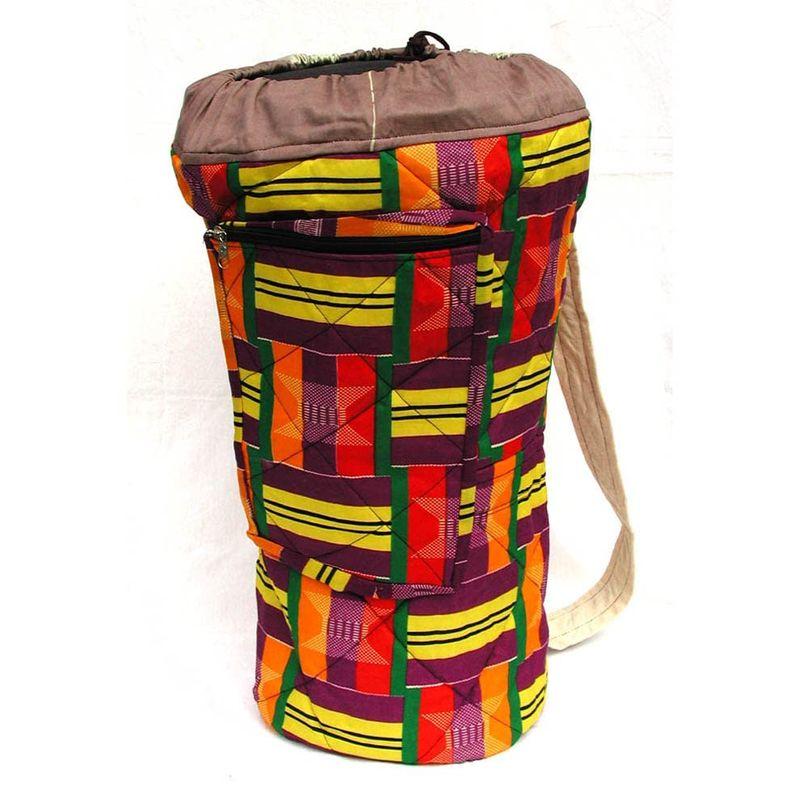 アフリキコ AFRIKICO ジャンベ バッグ Djembe Bag ガーナ製 Made in Ghana (13 フェイス Face, バ